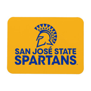 San Jose State Spartans Logo Wordmark Magneet