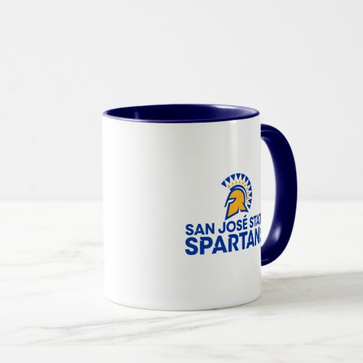 San Jose State Spartans Logo Wordmark Mok (Voorkant rechts)