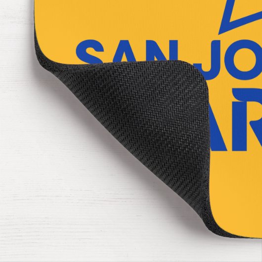 San Jose State Spartans Logo Wordmark Muismat (Hoek)