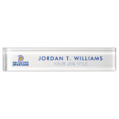 San Jose State Spartans Logo Wordmark Naambordje (Voorkant)