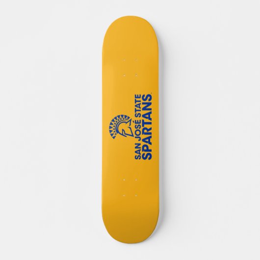 San Jose State Spartans Logo Wordmark Persoonlijk Skateboard (Voorkant)