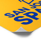 San Jose State Spartans Logo Wordmark Poster (Hoek)