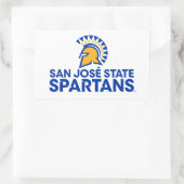 San Jose State Spartans Logo Wordmark Rechthoekige Sticker (Tas)
