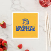 San Jose State Spartans Logo Wordmark Servet (Insitu)
