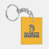San Jose State Spartans Logo Wordmark Sleutelhanger (Voorkant Links)