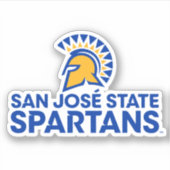 San Jose State Spartans Logo Wordmark Sticker (Voorkant)