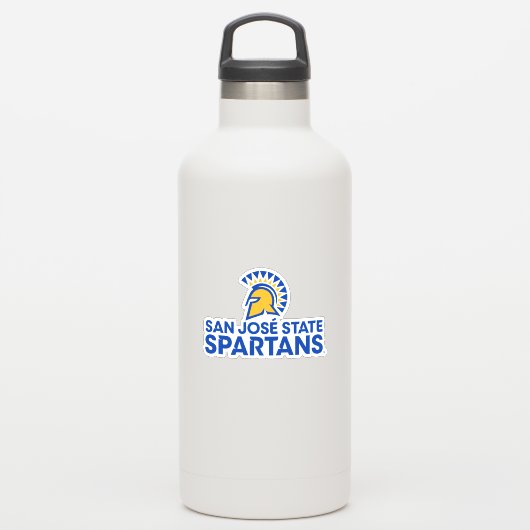 San Jose State Spartans Logo Wordmark Sticker (Waterfles)