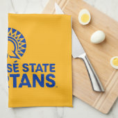 San Jose State Spartans Logo Wordmark Theedoek (Quarter Fold)