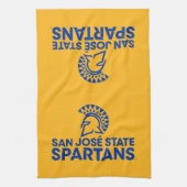 San Jose State Spartans Logo Wordmark Theedoek (Verticaal)