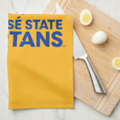 San Jose State Spartans Logo Wordmark Theedoek (Quarter Fold)