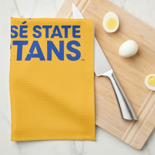 San Jose State Spartans Logo Wordmark Theedoek (Quarter Fold)