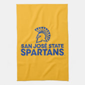 San Jose State Spartans Logo Wordmark Theedoek (Verticaal)