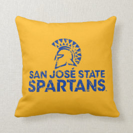 San Jose State Spartans Logo Wordmark Vervuild Kussen