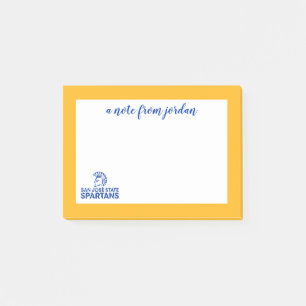 San Jose State Spartans Logo Wordmark Vervuild Post-it® Notes