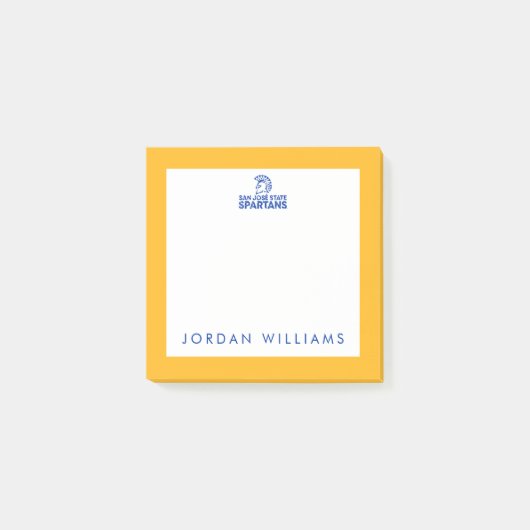 San Jose State Spartans Logo Wordmark Vervuild Post-it® Notes (Voorkant)