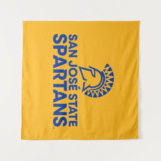 San Jose State Spartans Logo Wordmark Wandkleed (Voorkant (horizontaal))