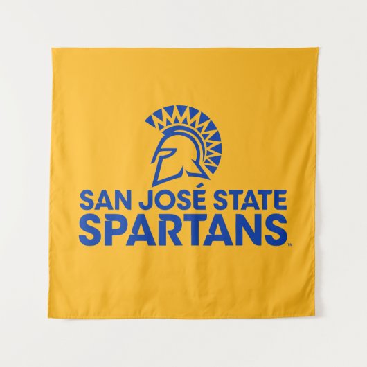 San Jose State Spartans Logo Wordmark Wandkleed (Voorkant)