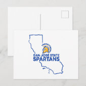 San Jose State Spartans Love Briefkaart (Voorkant / Achterkant)