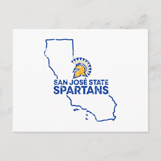 San Jose State Spartans Love Briefkaart (Voorkant)