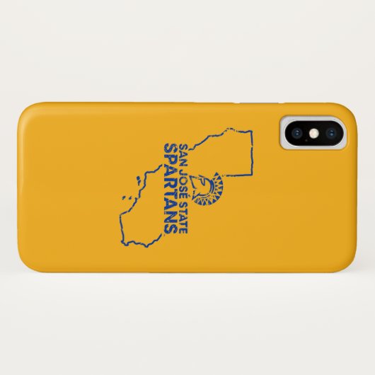 San Jose State Spartans Love Case-Mate iPhone Case (Achterkant (horizontaal))