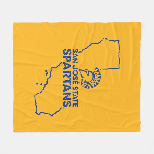 San Jose State Spartans Love Fleece Deken (Voorkant (Horizontaal))