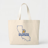 San Jose State Spartans Love Grote Tote Bag (Voorkant)