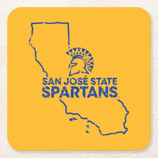San Jose State Spartans Love Kartonnen Onderzetters (Voorkant)