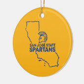 San Jose State Spartans Love Keramisch Ornament (Links)