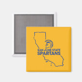 San Jose State Spartans Love Magneet (Voorkant / Achterkant)