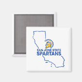 San Jose State Spartans Love Magneet (Voorkant / Achterkant)