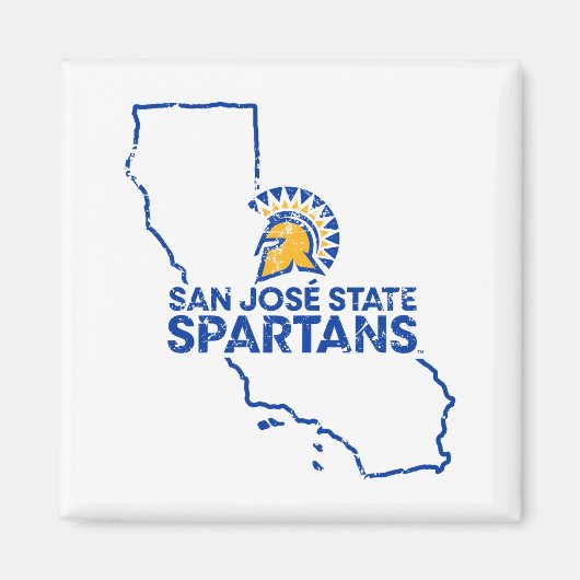 San Jose State Spartans Love Magneet (Voorkant)