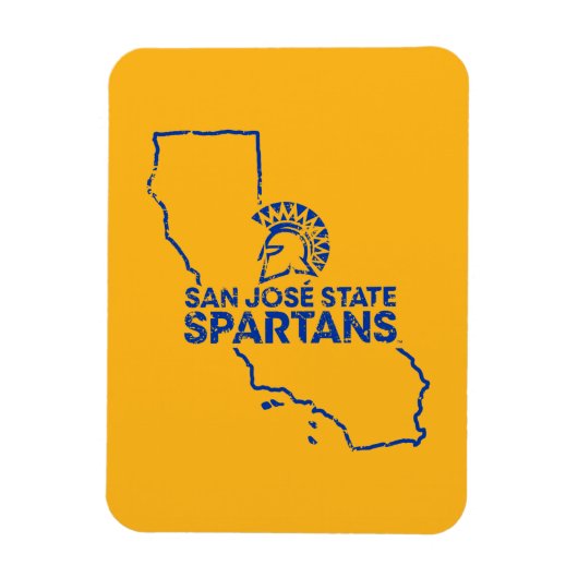 San Jose State Spartans Love Magneet (Verticaal)
