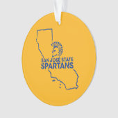 San Jose State Spartans Love Ornament (voorkant)