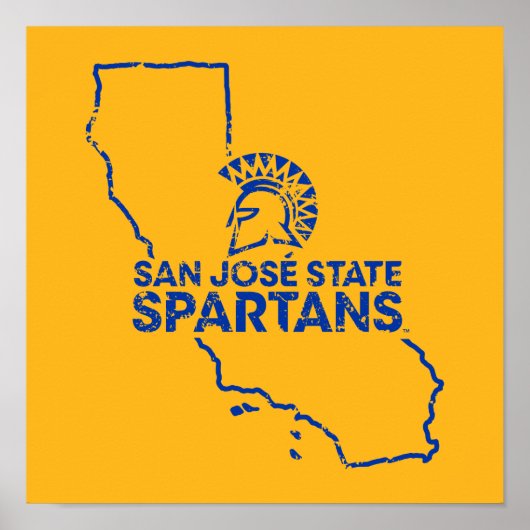 San Jose State Spartans Love Poster (Voorkant)