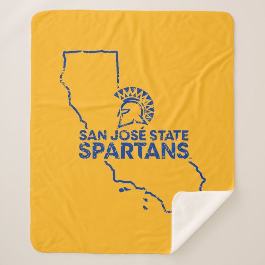 San Jose State Spartans Love Sherpa Deken (Voorkant)