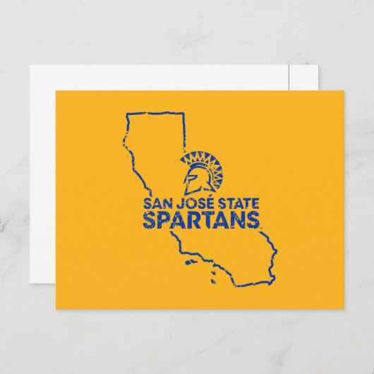 San Jose State Spartans Love Uitnodiging Briefkaart (Voorkant / Achterkant)