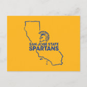 San Jose State Spartans Love Uitnodiging Briefkaart (Voorkant)