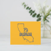 San Jose State Spartans Love Uitnodiging Briefkaart (Staand voorkant)