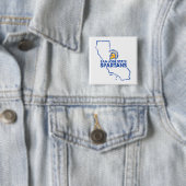 San Jose State Spartans Love Vierkante Button 5,1 Cm (In situ)