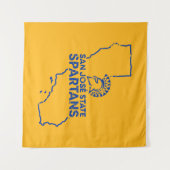 San Jose State Spartans Love Wandkleed (Voorkant (horizontaal))