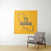 San Jose State Spartans Love Wandkleed (In situ)