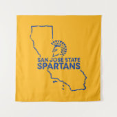 San Jose State Spartans Love Wandkleed (Voorkant)