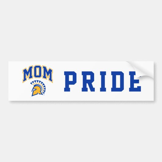 San Jose State Spartans Mam Bumpersticker (Voorkant)