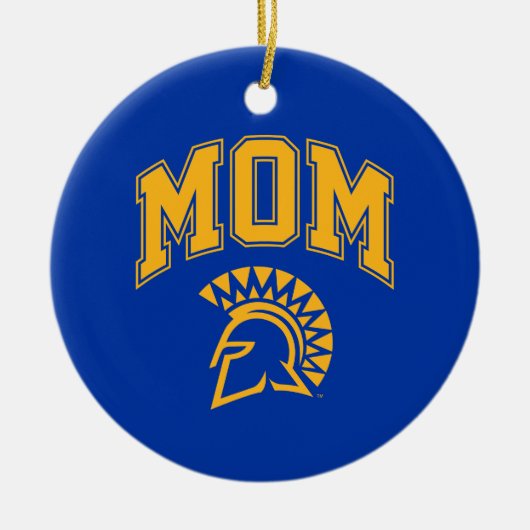 San Jose State Spartans Mam Keramisch Ornament (Voorkant)