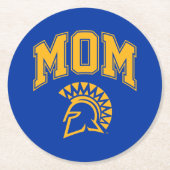 San Jose State Spartans Mam Ronde Kartonnen Onderzetter (Voorkant)