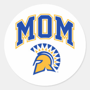 San Jose State Spartans Mam Ronde Sticker