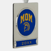San Jose State Spartans Mam Verzilverd Banner Ornament (Rechts)