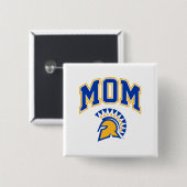 San Jose State Spartans Mam Vierkante Button 5,1 Cm (Voorkant /achterkant)