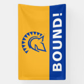 San Jose State Spartans | Op weg naar de universit Spandoek (Verticaal)