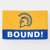 San Jose State Spartans | Op weg naar de universit Spandoek (Horizontaal)